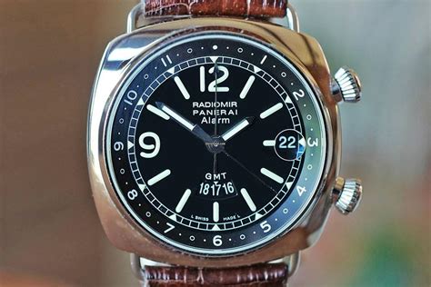 panerai pam 98 radiomir gmt alarm 42mm|radiomir alarm pam98.